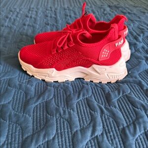 Women’s red Tik Tok sneakers